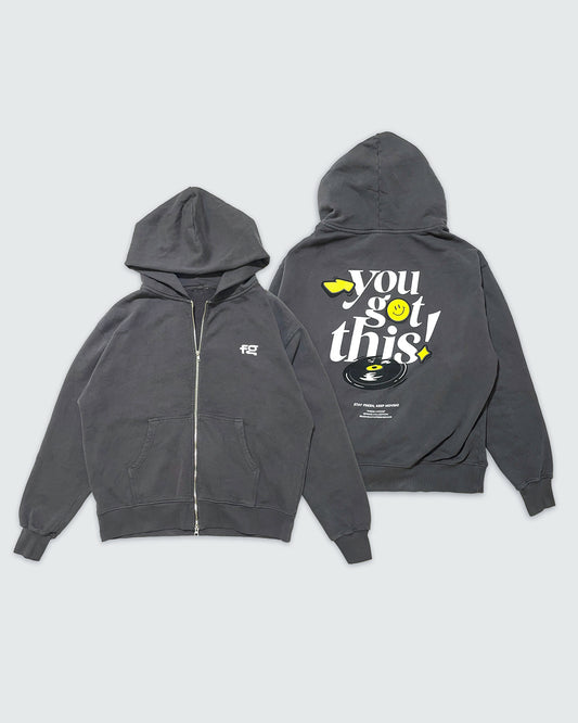 SHADOW DOUBLE-ZIP HOOD